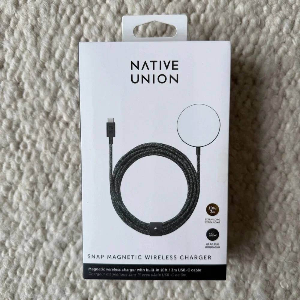 [NWT] Native Union Snap Magnetic Wireless Charger
